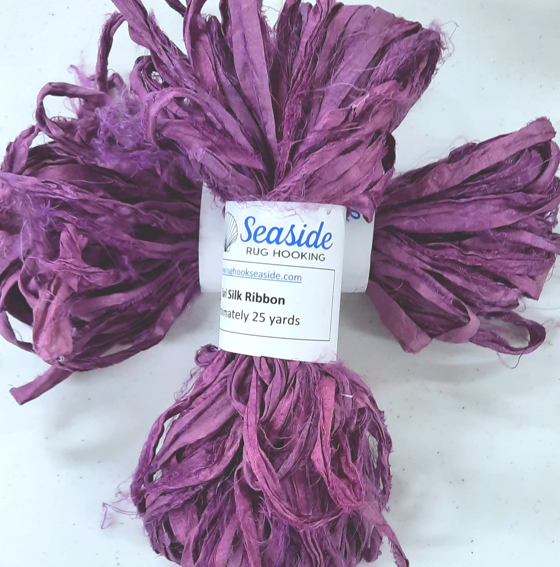 Sari Silk Ribbon Mixed Greens – Seaside Rug Hooking Company